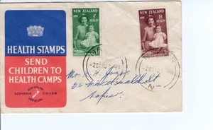 New Zealand FDC Health Stamps Pre-Decimal Stamps - Picture 1 of 2
