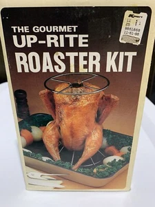 The Gourmet Up Rite Roaster Kit For Meats And Veggies 8 Skewers Vintage Kmart - Picture 1 of 5
