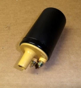 1958 to 1973 Lincoln Ford Thunderbird New Ignition Coil Mustard Yellow top - Picture 1 of 3