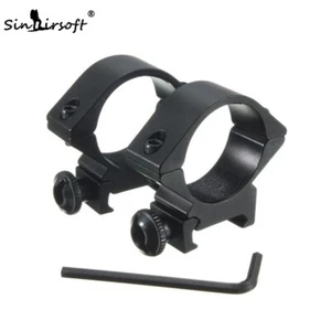 QD Low Profile Scope Mounts 25mm 1" Rings / 20mm Weaver Picatinny Gun Rifle Rail - Picture 1 of 5