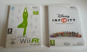 Wii Fit (2007) & Disney Infinity (2013) (Nintendo Wii) PAL Videogames - Picture 1 of 5