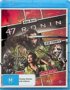 47 Ronin -Limited Edition Comic Book Artwork Blu Ray (NEW) RARE -Keanu Reeves - Picture 1 of 2