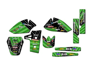 1985-2004 KX 60 RACE SERIES Green Senge Graphics Kit Compatible with Kawasaki - Bild 1 von 4