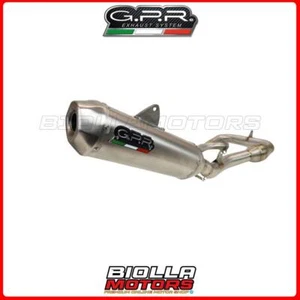 TERMINALE COMPLETO GPR Honda Crf 250 RX 2022-2024 NON OMOLOGATO Pentacross Inox - Foto 1 di 5