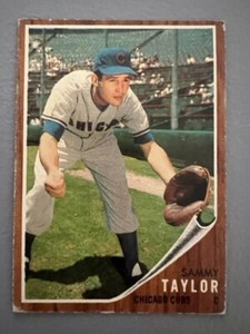 QTY: 1962 Topps Baseball Sammy Taylor ( Chicago Cubs ) #274