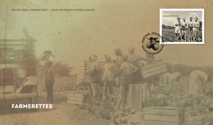 CANADA 2024 FARMERETTES FDC Official First Day Cover** PLS. Read Description - Picture 1 of 2