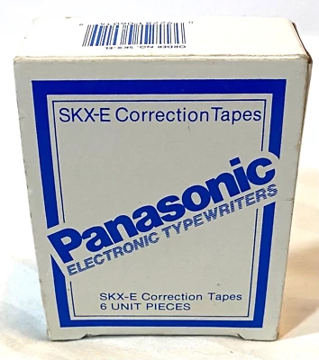 Vintage New 4 Piece Panasonic SKX-E Correction Tapes Partial Box Unused - Image 1 of 4