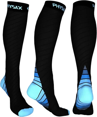 Physix Gear Compression Socks 20-30 Mmhg - Men & Women - Running, Nurses,,,,, - Image 1 of 4