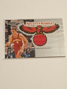2000-01 Topps Stadium Club Game-Worn Jersey Chris Crawford - Atlanta Hawks