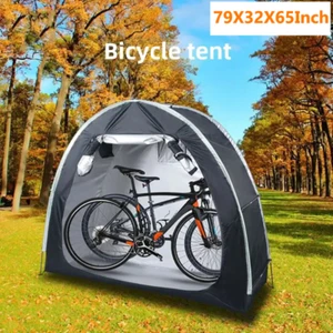 Travel Bike Storage Shed Tent Outdoor Portable Bicycle Storage for 2/3/4 Bikes - Picture 1 of 11