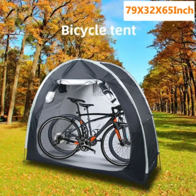Travel Bike Storage Shed Tent Outdoor Portable Bicycle Storage for 2/3/4 Bikes - Image 1 of 4