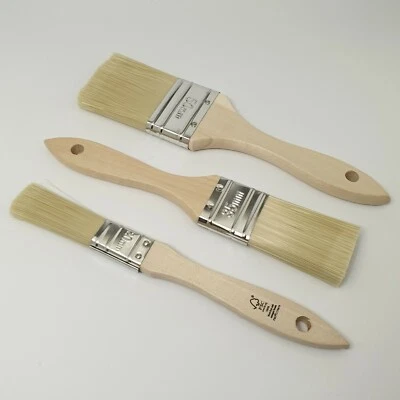 Pinsel Set Maler-Pinselset Flachpinsel Lackierpinsel Lasurpinsel Lackpinsel 3 St - Bild 1 von 2