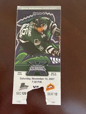 11/10/07 Columbia Inferno @ Florida Everblades ECHL Ticket -  Bellissimo - Poor