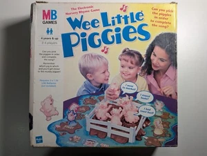 Wee Little Piggies Electronic Nursery Rhyme Game MB Games Hasbro 2002 Boxed - Picture 1 of 2