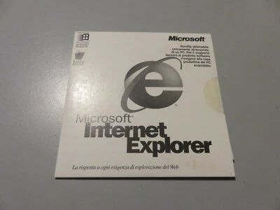 MICROSOFT INTERNET EXPLORER WINDOWS 95 NT CD ROM PROGRAMMA BROWSER VINTAGE nuovo - Imagen 1 de 4