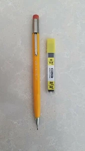 Scripto dünner Druckbleistift (gelb) neuer alter Bestand, mit Blei. - Bild 1 von 3