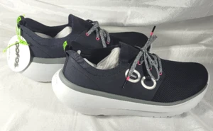 OOFOS OOMY Women's Stride OOfoam Heel Sneakers - White/Black - US Sz 11 - Picture 1 of 8