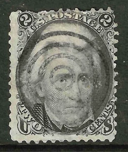Sc #73 SOTN Target Fancy Cancel 2 Cent Jackson 1861-62 Civil War US 25F73 - Picture 1 of 2