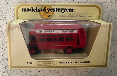 Matchbox Models of Yesteryear Y-23 1922 A.E.C S Type Omnibus General RAC - Image 1 of 4