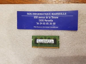 Barrette Mémoire SAMSUNG 1GB 2Rx16 PC2-6400S-666-12-A3 M470T2864EH3-CF7 - Picture 1 of 4
