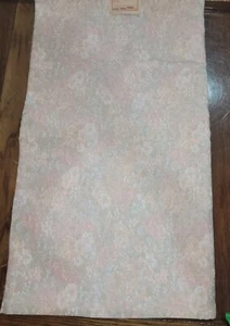 Vintage Fabric Pink Flower Design 2 1/2 Yards - Picture 1 of 6