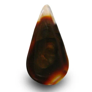 7.23 ct AAA Fair Fancy Shape (24 x 13 mm) Multi Color Fire Agate Gemstone - Picture 1 of 1