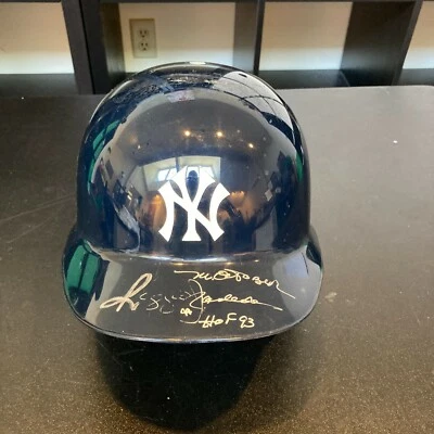 Reggie Jackson "HOF Mr. October" Signed Authentic Yankees Game Model Helmet JSA - Image 1 of 4