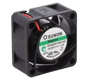 Sunon Ventola 40x40x20mm MF40202VX-A99 DC 24V 8000 giri/min 28dBA Vapolager 2 trefoli - Foto 1 di 1