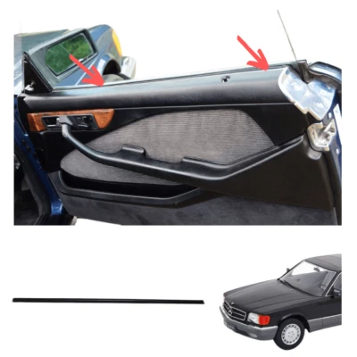 W126 Sec Coupé Abdichtschiene Window Inside Right New - Image 1 of 4