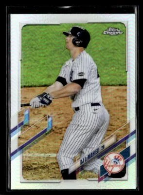 2021 Topps Chrome #105 DJ LeMahieu Refractor Card New York Yankees - Image 1 of 2