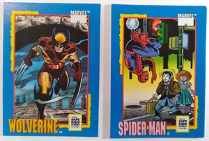 Wolverine Spider-Man She-Hulk 1991 Marvel Safe Kids Treats Set 6 Comic Karten - Bild 1 von 8