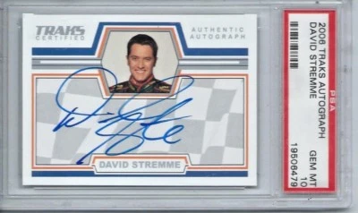 2006 Traks David Stremme Autograph PSA 10 Gem Mint - Image 1 of 2