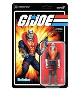 Super7 GI Joe Cobra Destro ReAction Figur Retro Wave 1 MOC Action - Bild 1 von 3