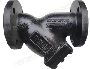 Colador Wye de hierro fundido con brida de 3" vatios 125wsp 200wog pintado negro - Imagen 1 de 4