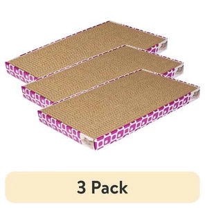 (3 pack) Vibrant Life Durable Corrugated Cardboard Cat Scratching Pad,XL - Picture 1 of 8