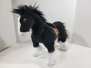 Disney Store Exclusive Merida Brave 15" Angus Black and White Horse Plush - Picture 1 of 5