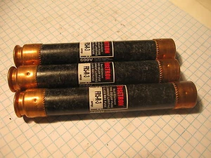 3 pcs FRS-R-3 Fuses 3A, 600VAC Bussmann TD Class RK5 Cur Lim (109) - Bild 1 von 1