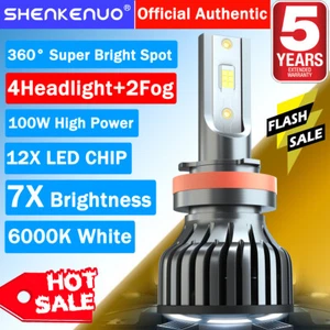 Combo faros LED altos y bajos + bombillas antiniebla F8 para Chevrolet Impala 2006-2013 - Imagen 1 de 13
