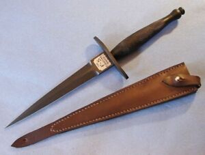 British Army Fairbairn Sykes Commando Dagger Knife 1st Pattern in Steel Handle