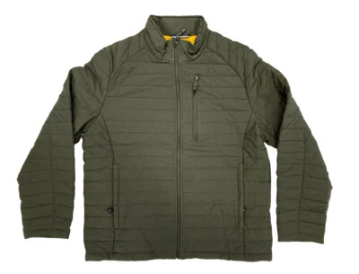 Chaqueta elástica acolchada oliva para hombre Nautica Foto 1 de 2