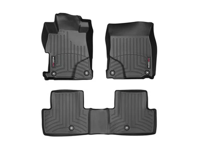 WeatherTech 脚垫 FloorLiner 适用于 - 讴歌 ILX - 第一排和第二排黑色 — 第 1/4 张图片