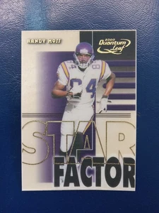 2000 Quantum Leaf Star Factor #SF29 Randy Moss #d/2500 Vikings Free Ship!! - Picture 1 of 2