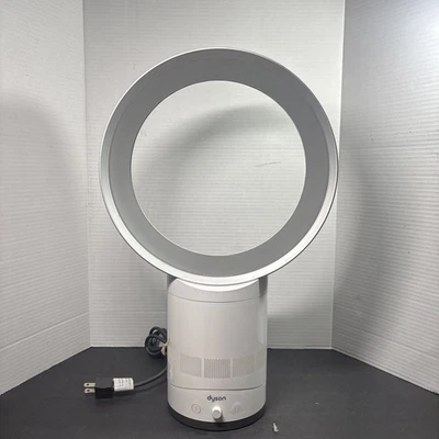"Ventilador de mesa Dyson Air Multiplier AM01 blanco satinado plateado 10""" Foto 1 de 4