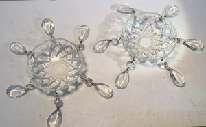 Bobeshes para Chandalier, Cristal con Cristales Lágrima, Juego de 2 - Imagen 1 de 17