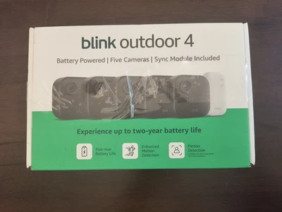 Blink Outdoor 4 – Cámara de seguridad inteligente inalámbrica / Sistema de 5 cámaras Foto 1 de 4