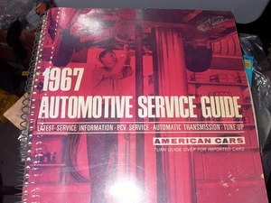 VINTAGE 1967 AUTOMOTIVE SERVICE GUID AMERICAN/IMPORTRD CARS HUMBLE OIL CO - Bild 1 von 4