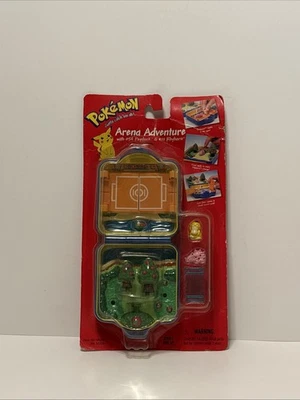 Nuevo juego 1999 Pokemon Arena Adventure Polly Pocket con Psyduck y Rhyhorn Foto 1 de 4