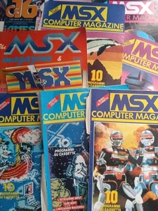 MSX COMPUTER MAGAZINE LOTTO 9 RIVISTE VINTAGE VIDEOGIOCHI 70 80 M N - Imagen 1 de 20