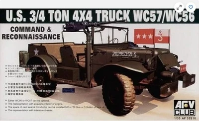 AFV35S16 AFV CLUB 1/35 WC57/WC56 4x4 TRUCK