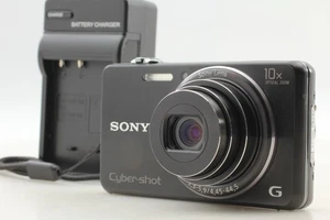 [Near MINT] Sony Cyber-shot DSC-WX100 Black 18.2MP Digital Camera JAPAN - Picture 1 of 10